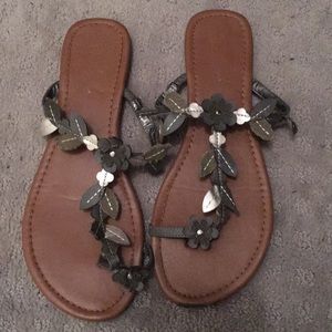 Flower sandals!